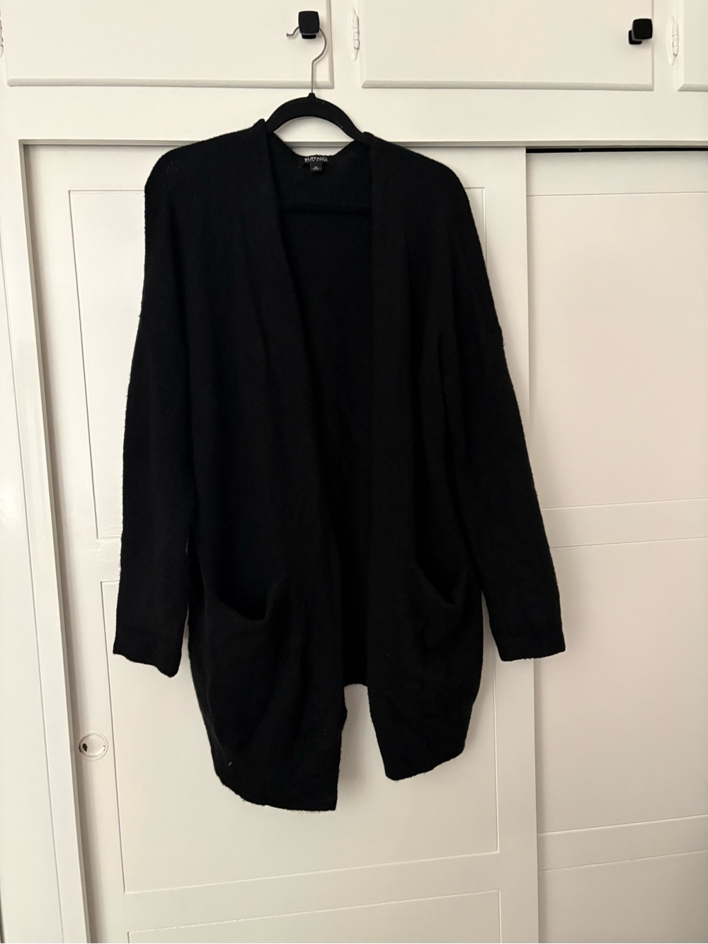 Buffalo David Bitton Black Open-Front Women's Cardigan